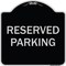 Signmission Designer Series-Reserved Parking 1, Black & Silver Heavy-Gauge Aluminum, 18" x 18", BS-1818-9766 A-DES-BS-1818-9766 - alternate 1